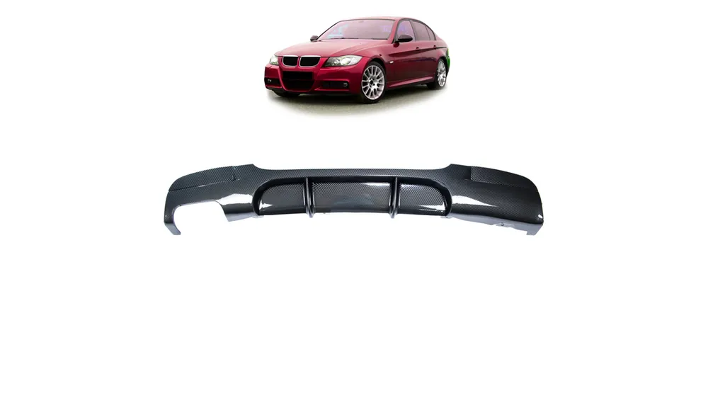 Dyfuzor BMW 3 E90 E91 Tył Carbon Look - Zamów online