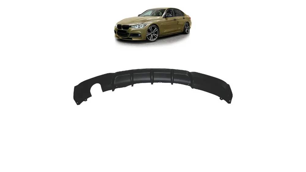 Końcówka serii | Dyfuzor BMW 3 F30 F31 Tył Matt Black