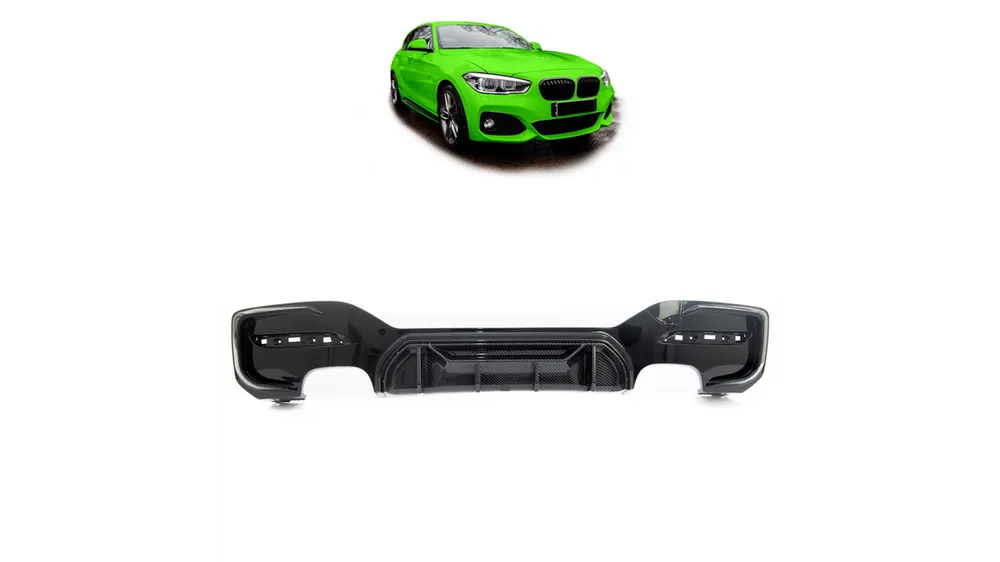 Od ręki | Dyfuzor BMW 1 F20 F21 Facelift Tył Carbon Look