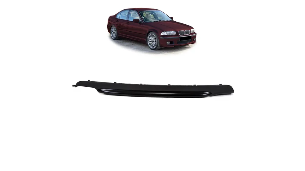 Prosto od producenta | Dyfuzor BMW 3 E46 Tył Matt Black