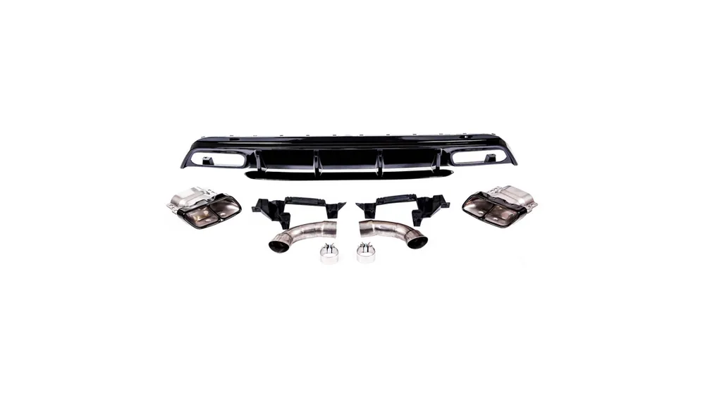 Cena specjalna - Dyfuzor Mercedes-Benz A W176 Facelift Tył Gloss Black