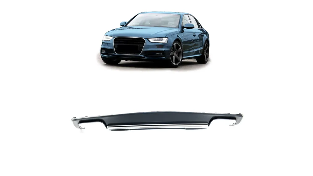 Jeszcze taniej | Dyfuzor Audi A4 B8 Facelift Tył