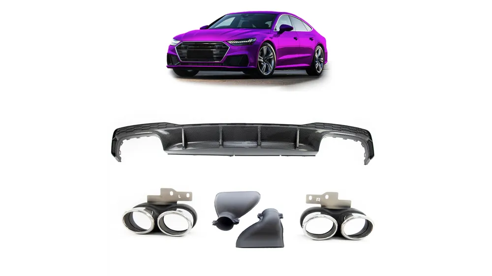 Dyfuzor Audi A7 C8 Tył z końcówkami | Ostatnie egzemplarze