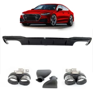Zostało kilka sztuk - Dyfuzor Audi A7 C8 Tył z końcówkami