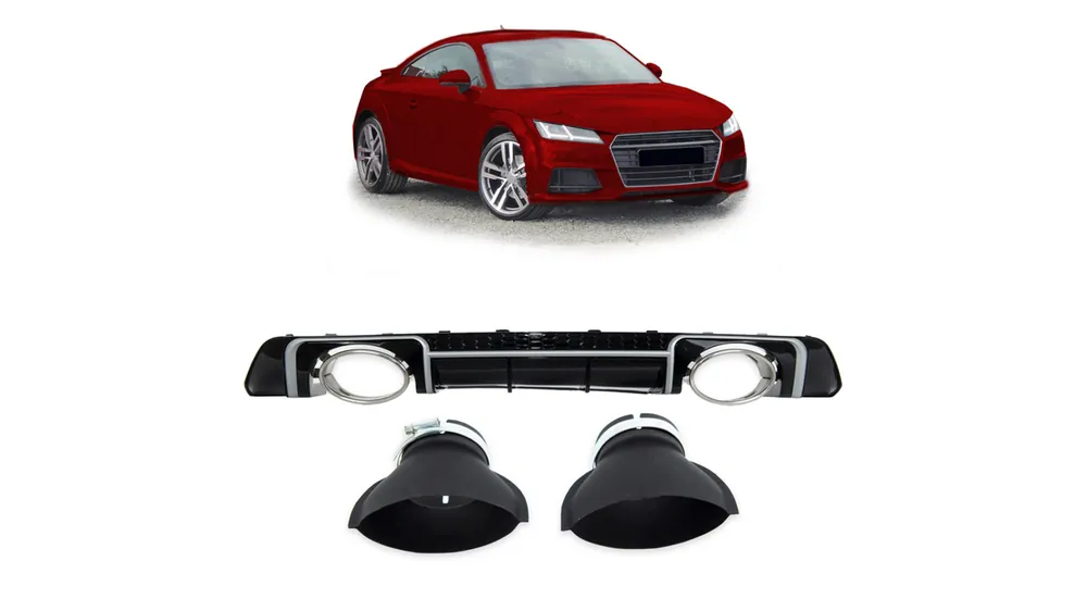 Ekspresowa dostawa - Dyfuzor Audi TT 8S Tył Silver