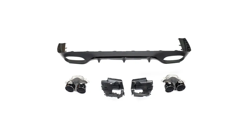 Dyfuzor Mercedes-Benz E C238 A238 Tył z końcówkami black | Supercena
