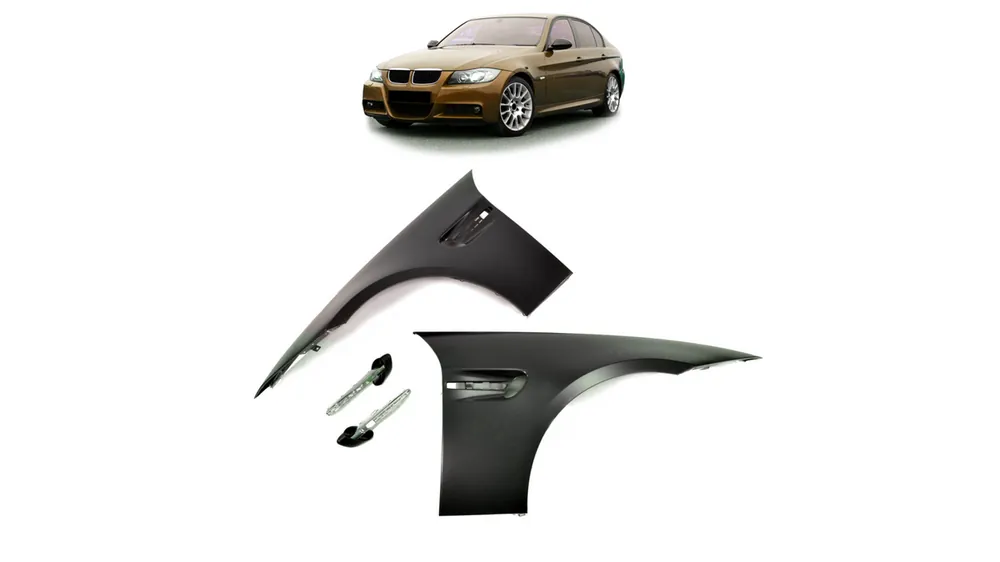 Wysoka jakość - Błotniki BMW 3 E90 E91 przód LED