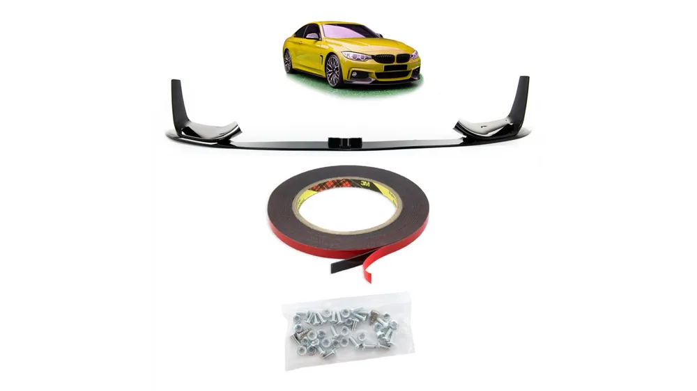 Dokładka BMW 4 F82 F83 3 F80 Zderzak Przód Gloss Black - Bestseller