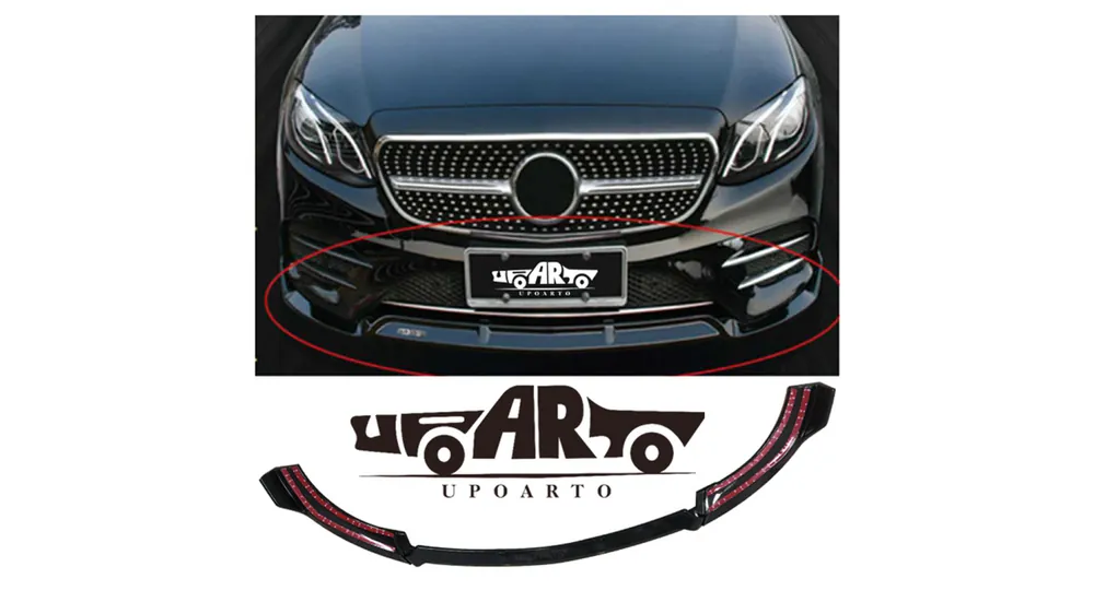 Dokładka Mercedes-Benz E W213 C238 S213 A238 Zderzak Przód Gloss Black | Dodaj do koszyka