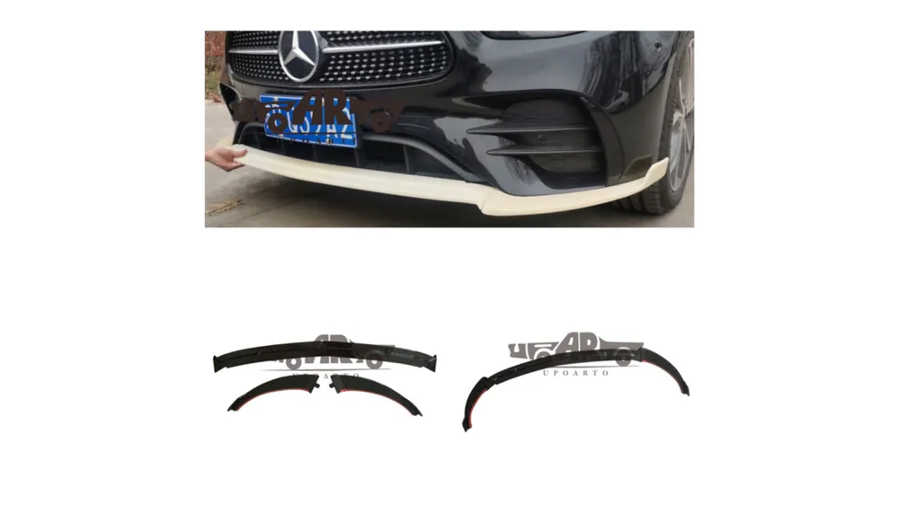 Oferta kończy się wkrótce - Dokładka Mercedes-Benz E W213 C238 S213 A238 Facelift Zderzak Przód Gloss Black