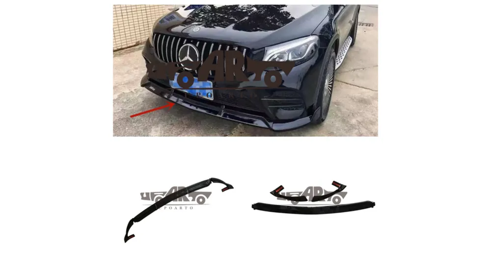 Dokładka Mercedes-Benz GLC X253 GLC C253 Zderzak Przód Gloss Black - Oszczędź więcej