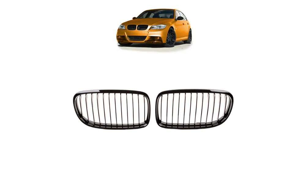 Grill BMW 3 E90 E91 Facelift pojedyncze żeberka Gloss Black | Zostało tylko kilka sztuk