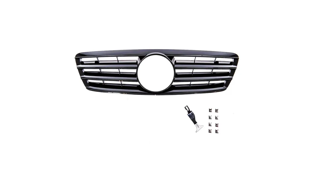 Grill Mercedes-Benz C W203 S203 All Black 4S | Nowość w ofercie