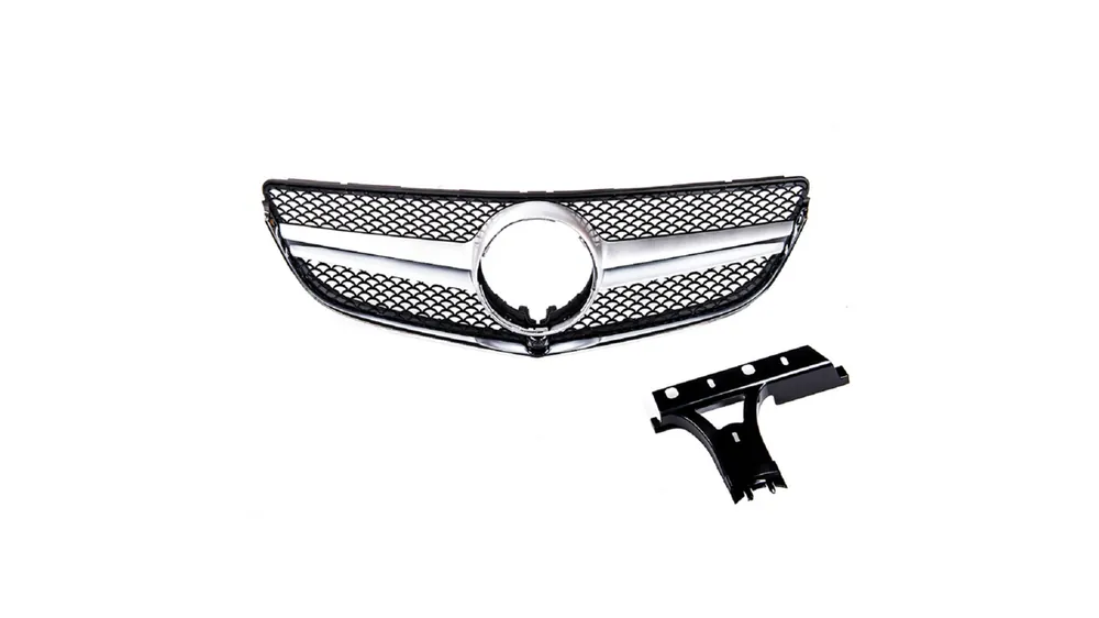Grill Mercedes-Benz E C207 A207 Facelift Silver A-Type - Łatwe zamówienie