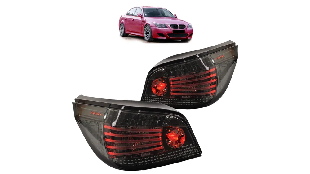Lampy BMW 5 E60 Tył Dynamic LED Smoke - Profesjonalna jakość