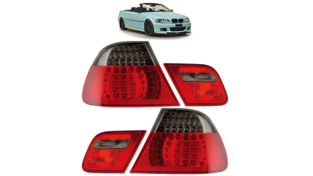 Lampy BMW 3 E46 Tył LED Red-Smoke | Oferta