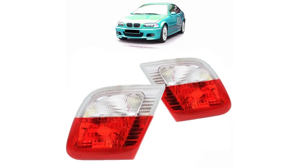 Produkt ceniony przez klientów | Lampa BMW 3 E46 Tył Wewnętrzna Prawa Red-Clear