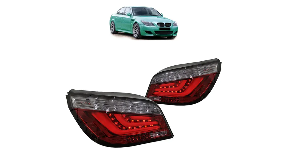Lampy BMW 5 E60 Facelift Tył LED Red-Smoke | Kup dziś