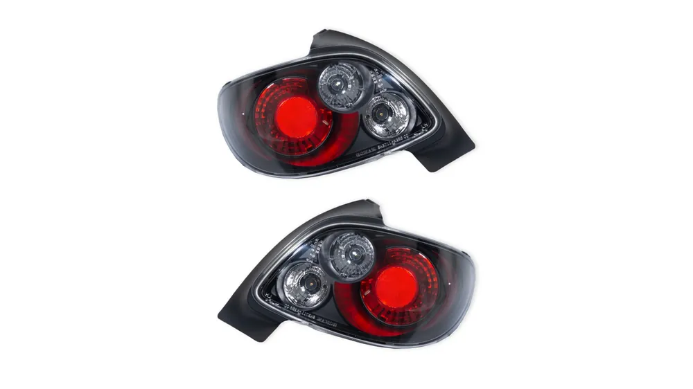 Lampy PEUGEOT 206 1998-obecnie Tył Black - Nowy produkt