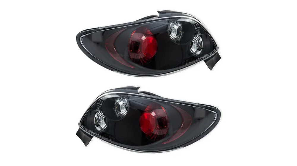 Bezpieczna płatność | Lampy PEUGEOT 206 CC 1998-obecnie Tył Black