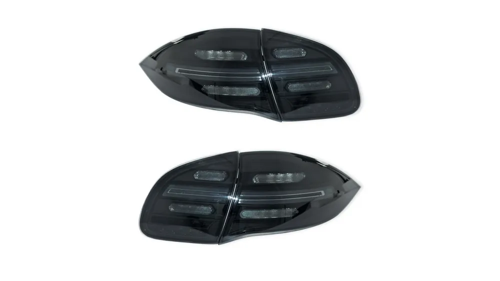 Lampy Porsche Cayenne II Tył Dynamic LED Black Smoke | Bestseller