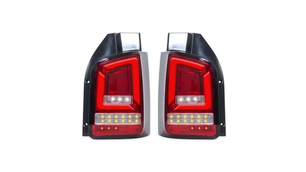 Lampy Volkswagen Transporter T5 Tył Dynamic LED Red | Duży rabat