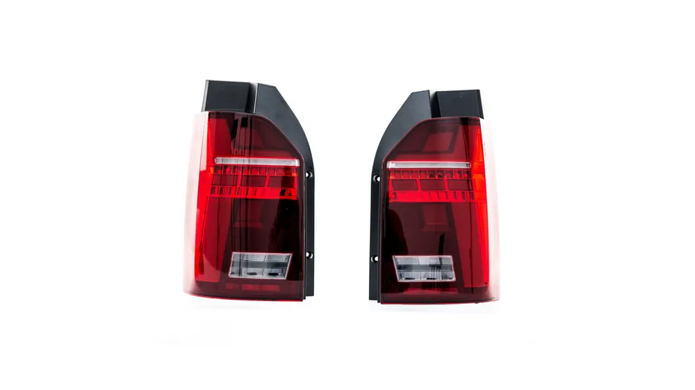 Wysoka jakość | Lampy Volkswagen Transporter T6 Tył LED Red-Clear