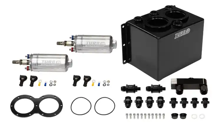 Swirl Pot 3L TurboWorks 2 pumps 250LPH + rail (included) Black | Produkt ceniony przez klientów