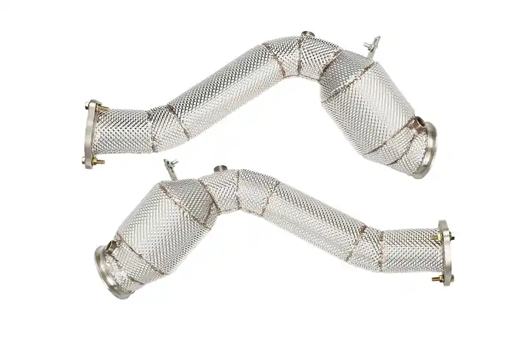 Megacena - Downpipe Porsche Cayenne 958.2 3.6T Heat Shield