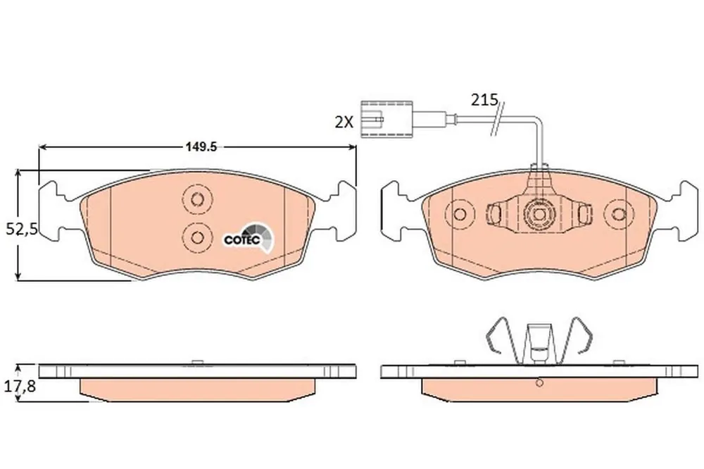 KLOCKI HAM. FIAT PUNTO/GRANDE PUNTO 05-, EVO 09- | Nowość w asortymencie
