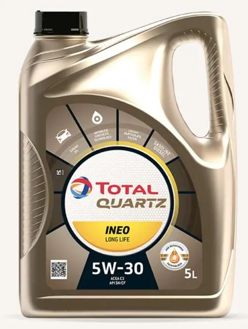 OLEJ SILNIKOWY 5W-30 5L INEO LONG LIFE TOTAL C3 A3/B4 VW 504.00/507.00, MB229.51, BMW LL04 - Jakość premium