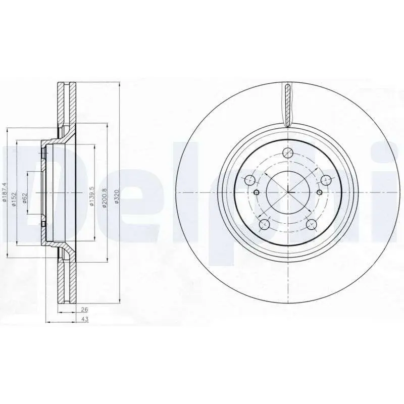 TARCZA HAM. TOYOTA AVENSIS 2009/VERSO 09- | Końcówka zapasów