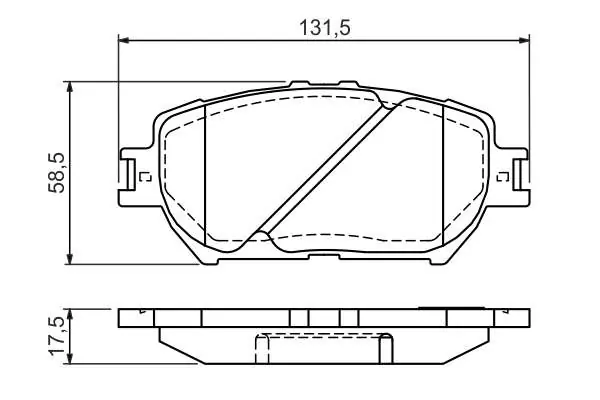 Ostatnie egzemplarze | KLOCKI HAM. TOYOTA CAMRY 2.0I 16V, 2.4I, 2.4I 16V, 2.0I,, 3.0I 24V