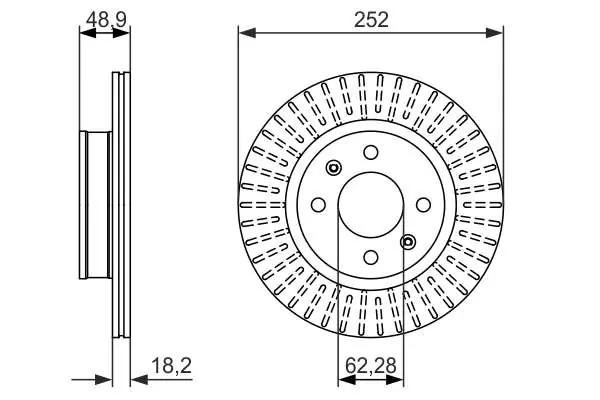 Dodaj do koszyka | TARCZA HAM. HYUNDAI I10 08-10, KIA PINATO 05-11