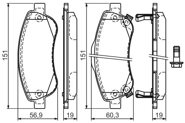 Megacena - KLOCKI HAM. HONDA CR+V 07-
