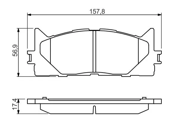 KLOCKI HAM.PRZÓD GR.17,4 TOYOTA CAMRY 06- | Do wyczerpania zapasów