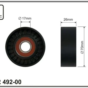 Promocja kończy się wkrótce - ROLKA NAPINACZA 70X17X26