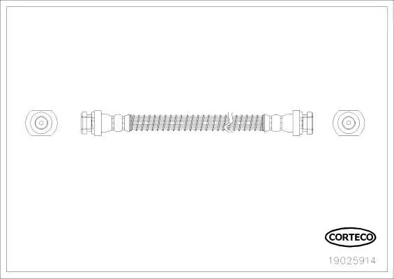 Oferta promocyjna - PRZEWÓD HAM. ELASTYCZNY MITSUBISHI MITSUBISHI COLT, LANCER