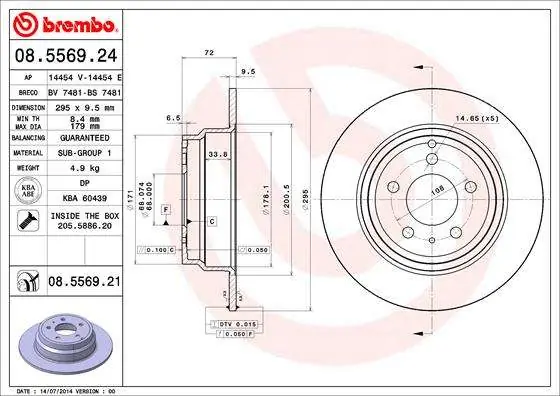 TARCZA HAM. TYLNA UV VOLVO 850 94-96, S70 97-00 TYŁ - Ostatnia szansa