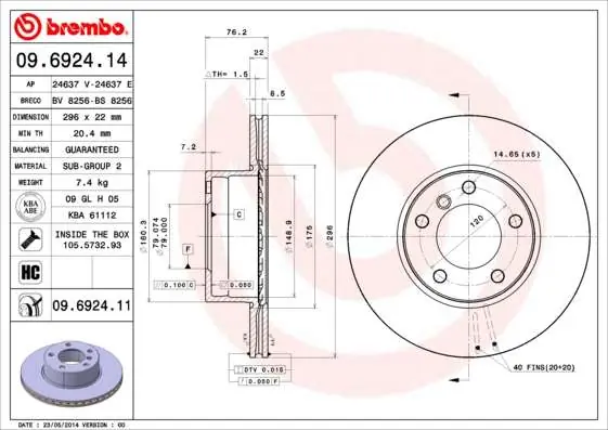 TARCZA HAM. PRZEDNIA UV BMW 5 E39 95-03 - Nowy produkt