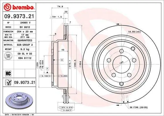 Prosto od producenta | TARCZA HAM. TYLNA UV RANGE ROVER 05- TYŁ
