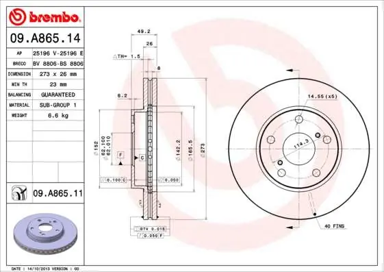 TARCZA HAM. PRZEDNIA UV TOYOTA AURIS 07- - Top produkt