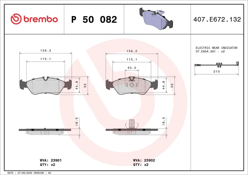 Premium - KLOCKI HAM. TYLNE MERCEDES SPRINTER BM903 96- TYŁ