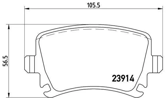 KLOCKI HAM. TYLNE VW PASSAT 05- TYŁ - Kup teraz