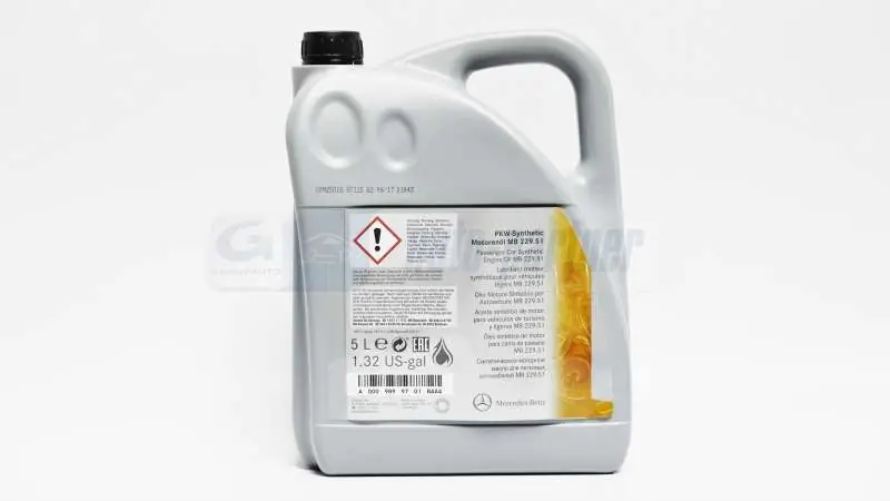 OLEJ SILNIKOWY 5W-30 5L DPF MERCEDES MB 229.51 /ORYGINAŁ/ - Profesjonalna jakość