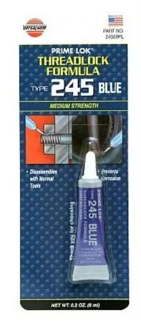 THREADLOCK 6ML KLEJ DO ŚRUB NIEBIESKI ŚREDNIA SIŁA - Zniżka