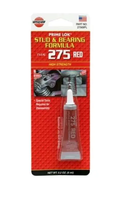 Wyjątkowa oferta | STUD&BEARING 6ML KLEJ DO ŚRUB CZERWONY SILNY USA