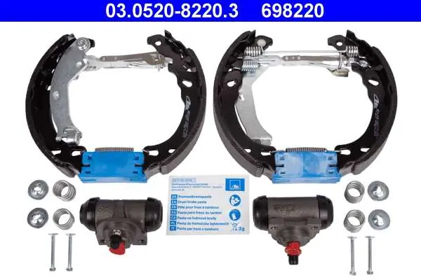 SZCZĘKI HAM. TOP KIT FIAT PANDA 03- (+ABS) - Bestseller