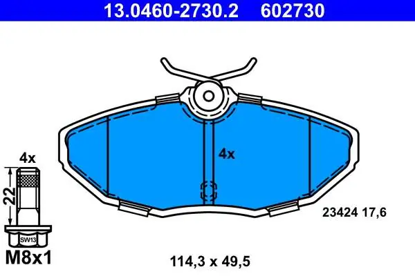 KLOCKI HAM. JAGUAR S-TYPE 99-08 TYŁ - Bezpieczna płatność