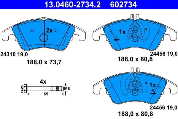 KLOCKI HAM. MERCEDES W204 C-KLASA 07- | Świetna oferta